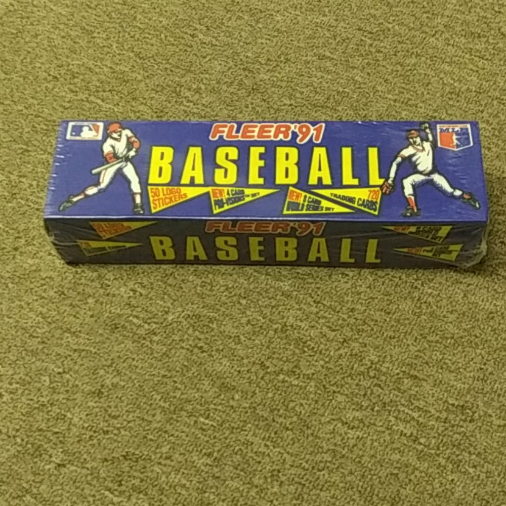 Fleet '91 Basbeball Trading Card Set in sealed box